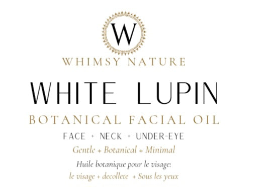White Lupin Botanical Facial Oil Face+Neck+Under-eye