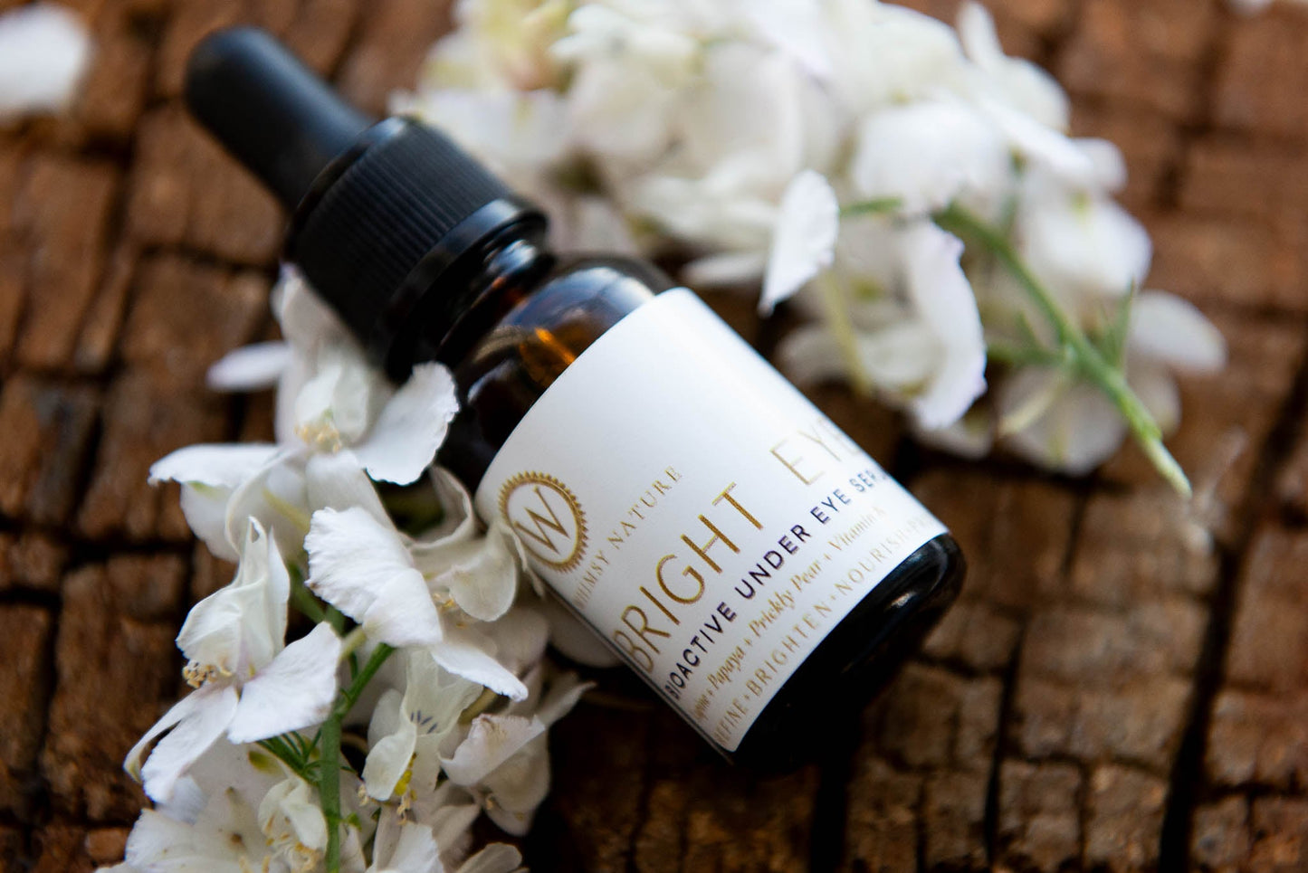 Bright Eyes Undereye Serum with Lupine +Papaya + Prickly Pear + Frankincense & Vitamin K