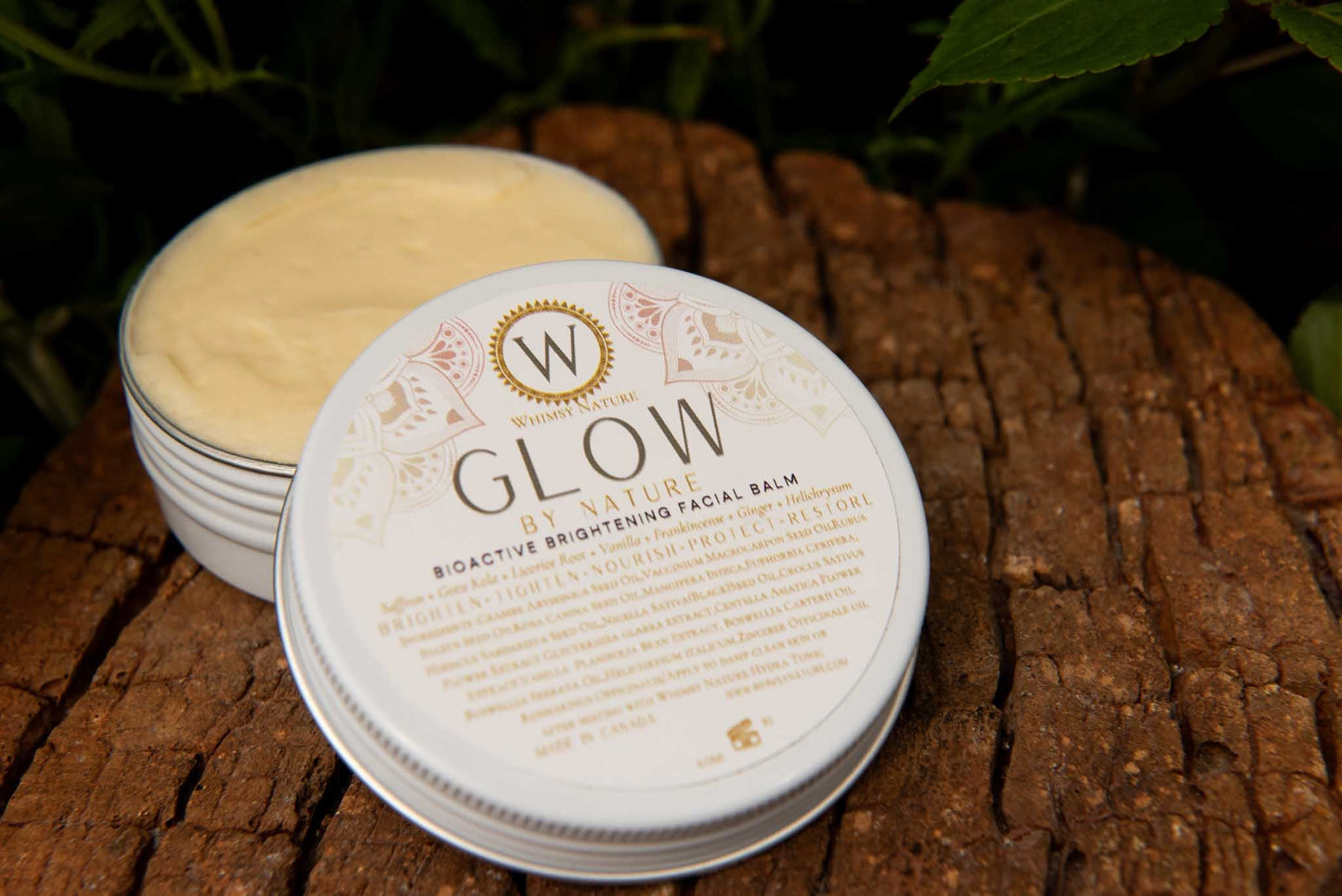 Glow By Nature Bioactive Brightening Facial Balm ✨️ with Saffron+Gotu Kola+Licorice Root +Frankincense +Ginger+Helichrysum