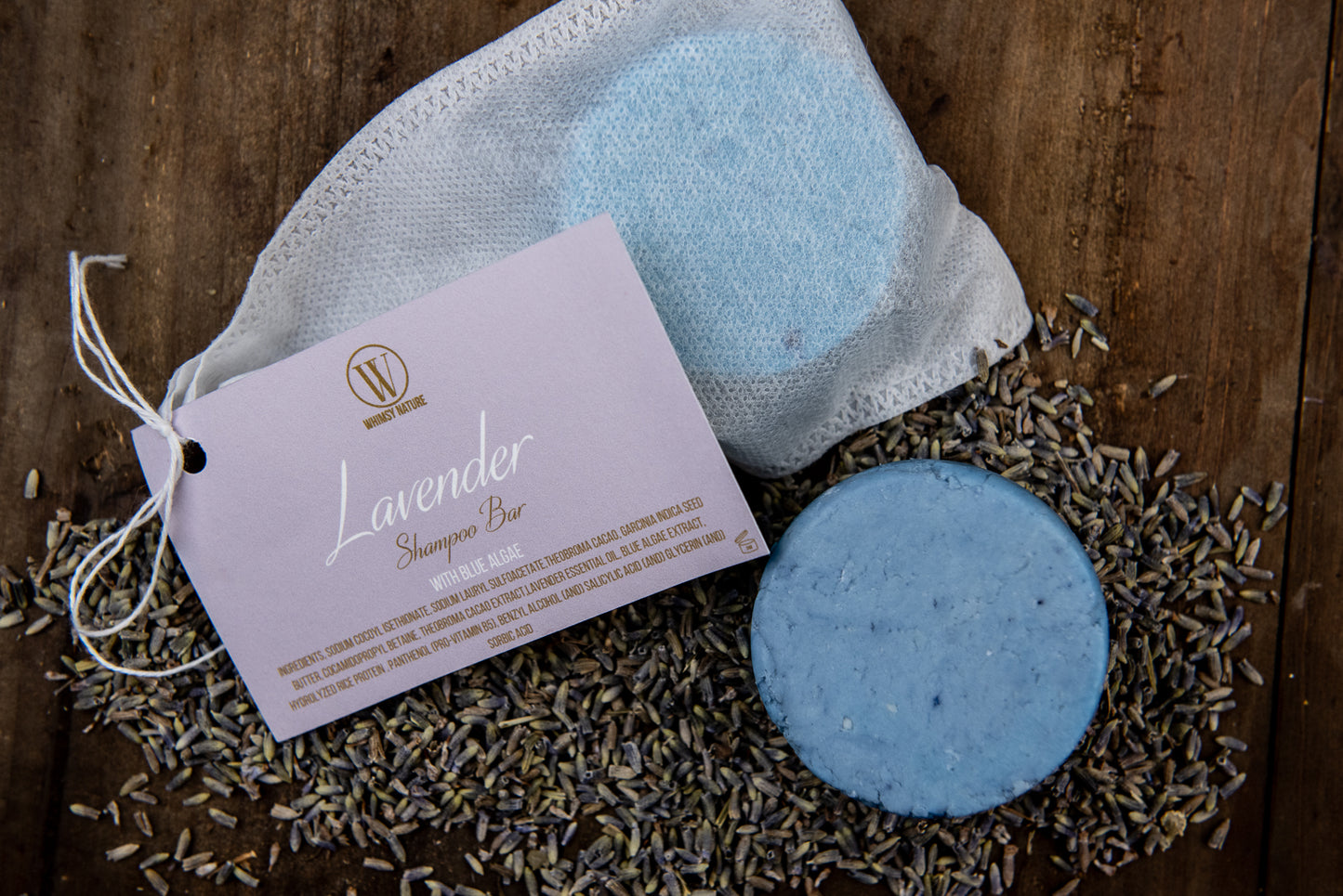 Lavender Shampoo Bar with Blue Algae