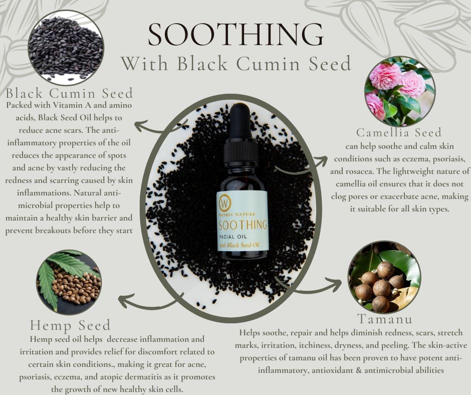 Soothing Facial Oil with Black Cumin Seed Oil