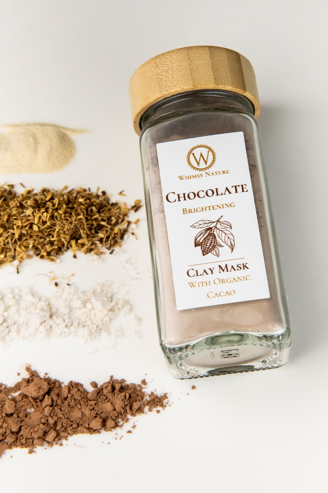 Chocolate Brightening Clay Mask With Organic Cacoa Extract