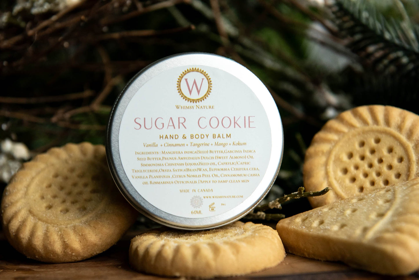 SugarCookie Hand & Body Balm with Vanilla and Cinnamon