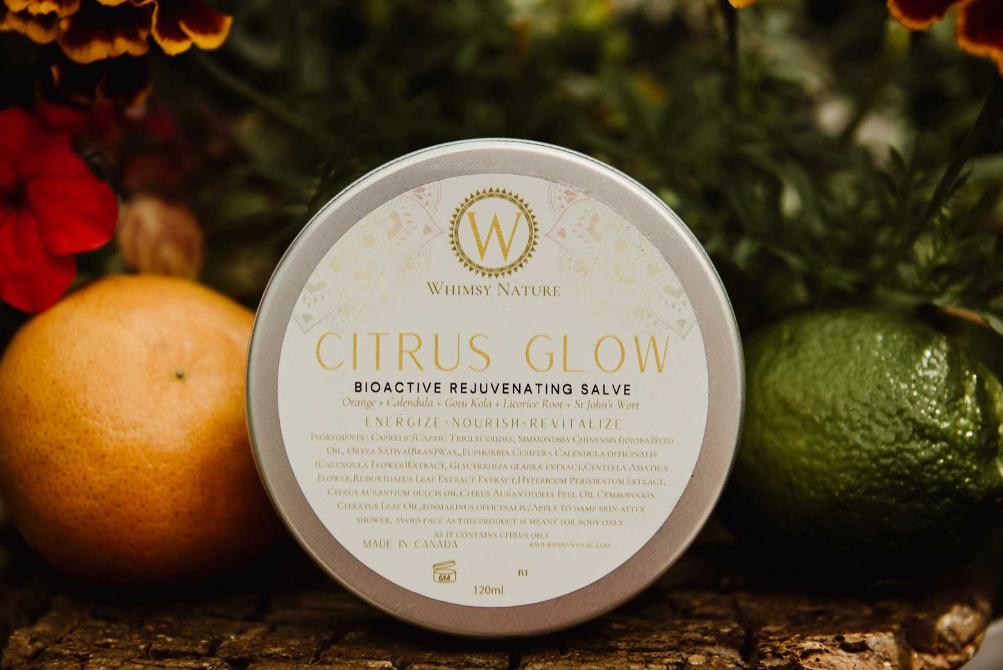 Citrus Glow Bioactive Rejuvenating  Salve ✨️Orange + Calendula + Gotu Kola + Licorice Root + St John's Wort