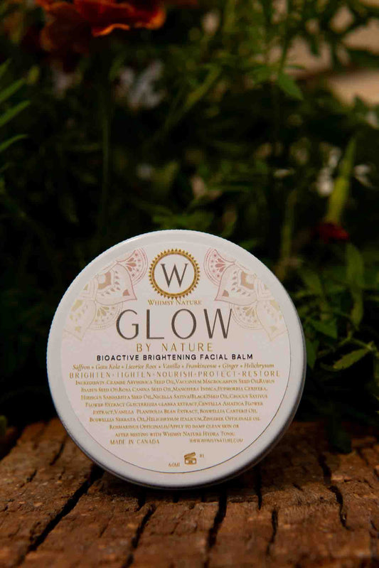 Glow By Nature Bioactive Brightening Facial Balm ✨️  with Saffron+Gotu Kola+Licorice Root +Frankincense +Ginger+Helichrysum
