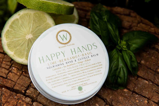 Happy Hands Lime+Bergamot+Basil Nourishing Hand & Cuticle Balm